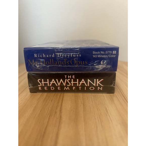 Vintage VHS lot Of 2 Mr. Holland’s Opus & The Shawshank Redemption - SEALED NEW - Picture 14 of 15